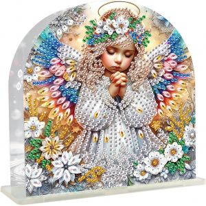 Few-Diamond Painting Porte Serviettes En Papier Cuisine 15x15 Cm Distributeur De Serviettes En Papier Vertical Ange Elfe Fée Diamond Painting Porte Serviette De Table Pour La Maison La Fête - Neuf