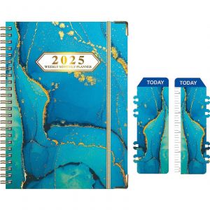 Agenda mensuel 2025, carnet de voyage 71 feuilles, agenda hebdomadaire de janvier a decembre 2025 pour etudiants - Neuf