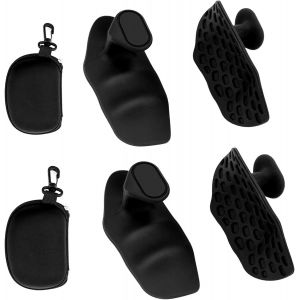 4 Pièces Poignées Haltérophilie Pour Hommes Et Femmes,Avec Sac De Rangement,Ergonomiques Pour Musculation,Soulevé De Terre,Entraînement,Levage De Poids,Haltères - Neuf