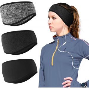 Few-Bandeau Cache-Oreilles, 3 Pcs Bandeaux De Sport Course &Agrave; Pied, Bandeau D'hiver Pour Les Oreilles, Bandeaux De Course, Bandeaux De Ski Pour Yoga, Cyclisme, Basket-Ball, Fitness - Neuf