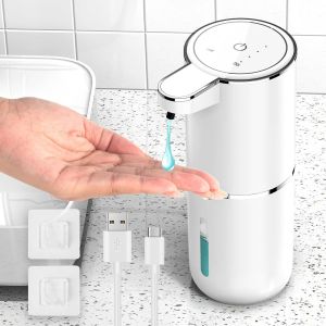 ERYI-Distributeur De Savon Automatique, 380Ml Distributeur De Savon Avec Capteur De Mouvement Infrarouge, Mural, Rechargeable Par Usb, Étanche Ipx5, Adapté À La Cuisine, Salle De Bain - Neuf