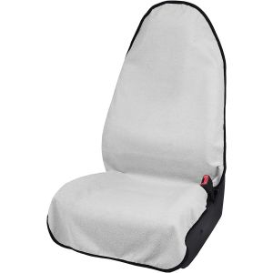 Housse De Siège Avant Universelle (Blanche), Imperméable, Antidérapante Et Absorbante, Lavable En Machine, Fabriquée En Tissu Confortable, Idéale Pour Le Fitness - Neuf