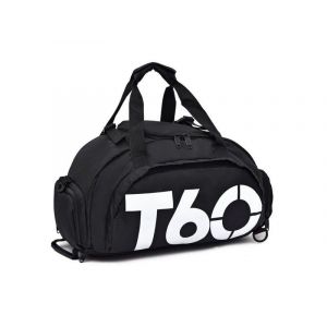 Sac De Sport Imperm&eacute;able Avec Compartiment &Agrave; Chaussures - Noir - Neuf