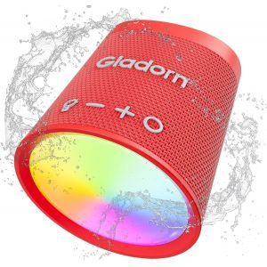 Enceinte Bluetooth Portable Sans Fil, 20H D'Autonomie, Lumières Rgb, Couplage Stéréo, Basses Puissants, Imperméable Ipx6, Bluetooth 5.3, Idéal Pour Maison, Fêtes, Extérieur, Camping Et Cadeau - Neuf