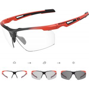 Photochromique Lunette De Cyclisme Sport Homme Femme Transparente V&eacute;lo Vtt Uv400 S86[Z1767] - Neuf