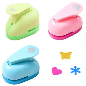 Chenquansarl-Lot De 3 Perforatrices En Forme De Coeur - 9 Mm, 16 Mm, 25 Mm - Pour Papier, Scrapbooking, Album Photo, Travaux Manuels - Neuf