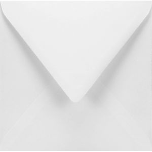 50 enveloppes blanches 155x155 mm 120g Aster Smooth Extra White enveloppes carrées enveloppes élégantes de haute qualité pour cartes de v?ux invitations mariage Baptême communion anniversaires - Neuf