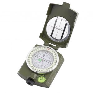 Boussole Lensatic Lumineuse Et éTanche Pour Observation Militaire En Plein Air, Vert ArméE - Neuf