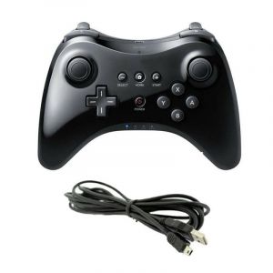 Manette De Jeu Sans Fil Bluetooth Compatible Wii U Pro, Avec C&acirc;ble Usb, Joystick Et Manette De Jeu - Neuf