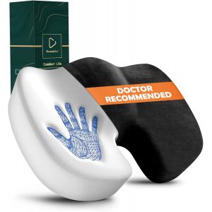 SUBZONAL-Coussin de Si&egrave;ge - Ergonomique Coussins de Bureau de qualit&eacute; sup&eacute;rieure Soulagement de la Douleur Coccyx, sciatique et Bas du Dos Housse Lavable - Neuf