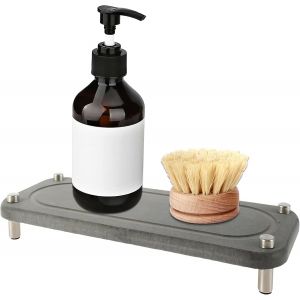 Kalanka-&Eacute;gouttoir &Agrave; S&eacute;chage Rapide Pour Salle De Bain Dalle De Pierre Absorbante De Diatom&eacute;es Pour &Eacute;gouttoir &Agrave; Vaisselle Et &Eacute;ponge - Neuf