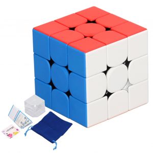 Puzzle de vitesse magnetique 3x3 de 56 mm, jeu de vitesse sans autocollant, jouet d'entrainement cerebral - Neuf