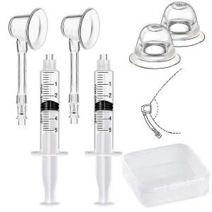 Extracteur de mamelon inversé 2 pc aspirateur de mamelon correcteur Femmes Suces de mamelon pour mamelons plats - Neuf