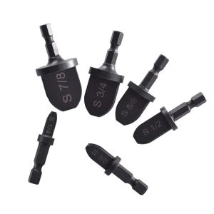 lbgwp60-6Pcs Tube Expander Forets En Acier Au Carbone Hex Shank Flaring Spin Set Pour Climat ur Tuyau De Cuivre - Neuf