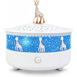Veilleuse - Projecteur D'etoiles Sophie La Girafe&copy; 14 Cm - Musical - D&eacute;tection Des Pleurs - Rechargeable Usb[Vei9270627] - Neuf