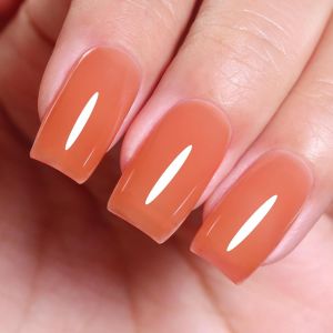 Vernis Semi Permanent Corail, 15ml Transparent P&ecirc;che Corail Gel&eacute;e Gel Nail Polish Naturel French Printemps Et&eacute; Cristal Vernis &Agrave; Ongles Gels Soak Off Uv Led - Neuf