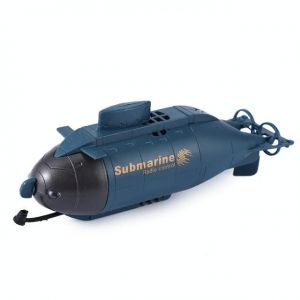 Bateau Télécommandé Rechargeable Mini Noir Pour Aquarium Avec Batterie Intégrée Bleu YONIS - Neuf