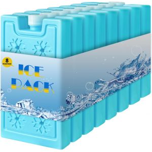 KALANKA-Lot de Blocs réfrigérants pour Sac Isotherme - 200 ML - Petit Sac Isotherme et glacière - Ultra Fins et rafraîchissants - Idéal pour Le Camping et Les Voyages - Neuf