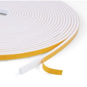 WAYI-Joint Fenetre Isolation Anti Froid, Joint Isolation Pour Porte Fenêtre Autocollante Pour Portes, Joint Fenêtre Isolation Du Bruit, Joint De Fenêtre Joint En Mousse(6Mm X 3Mm X 20M, Blanc) - Neuf