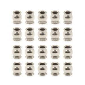 20pcs 3mm Rod End Rotule Compatible Avec 1/10 Traxxas Trx4 Trx6 E-Revo Revo Summit T-Maxx E-Maxx Revo Rustler Slash Rc Car Parts - Neuf