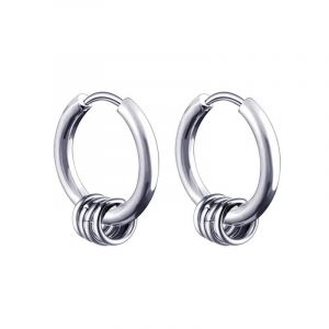 Style 19 - Boucles D'oreilles Créoles Unisexes Pour Hommes/Femmes,1 Paire,Pendentif Croix En Acier Inoxydable,Long Pampille,Punk Gothique,Bijoux,Meilleurs Cadeaux,Nouvelle Collection - Neuf