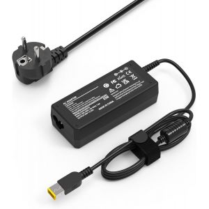 Thef-Chargeur 65w 20v 3.25a Pour Ordinateur Portable Lenovo Thinkpad X1 Carbon (Gen2/3/4)/T440/T450/T460/X240/X250/X260, Ideapad 300, Yoga 2/11/11s/13, Adaptateur Alimentation À Interface Carrée - Neuf
