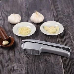 Presse Ail Mixeur Manuel Ecrase Inox Professionnel Coupe Garlic Press Poignée Epaisse Et La Maison Fournitures De Cuisine Éplucheur De Ceinture Rapide Et Brosse De Nettoyage De Haute Qualité - Neuf