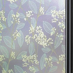 La Vie Privée De La Fenêtre Film, Fiche Modèle (45 X 100 Cm), Décoration De Fenêtre Autocollant, Non-Adhésives Statique-La De Film Alimentaire, Résistant Aux Uv, Protection Du Domicile - Neuf