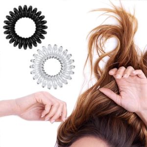 &Eacute;lastiques &Agrave; Cheveux En Spirale Sans Fioritures 20 Pi&egrave;ces - Neuf