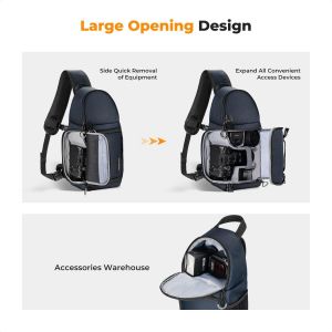 Subzonal-Sac À Dos Pour Appareil Photo Sac À Bandoulière Sac Carré Sacs De Photographe Étui Rectangulaire Pour Appareil Photo Compatible Avec Canon/Nikon/Sony/Dji Mavic Drone Sac À Dos - Neuf