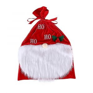 Sac Cadeau De No&euml;l Pour P&egrave;re No&euml;l, Sacs Cadeaux En Tissu, Sacs &Agrave; Cordon Pour Jouets, D&eacute;coration De F&ecirc;te De Vacances - Neuf