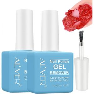 Dissolvant Pour Vernis À Ongles (2x15 Ml), Professionnel Disolvant A Ongles Semi Permanent Gel Remover Vernis, Dissolvant Pour Ongles, Décoller En 3 À 6 Minutes, Ne Blesse Pas Vos Ongles - Neuf