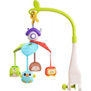 Yemaesre-Mobile Bébé Avec Musique Et Lumière, Jouet Suspendu Avec Télécommande, Mobile Bébé Pour Garçons Et Filles À Partir De 3 Mois, Mobile Chambre D'enfant À Clipser - Neuf