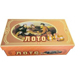 Loto Russe Jeu Avec Figurines En Bois - Neuf