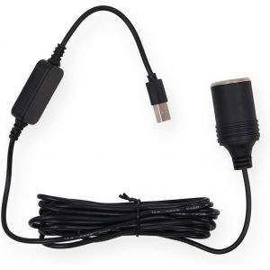 Adaptateur Allume-Cigare Port Usb Vers 12 V Prise Allume-Cigare De Voiture Convertisseur Femelle Cordon Adaptateur Pour Enregistreur De Conduite Dvr Gps - Neuf