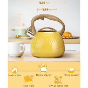 PSHCW183A3L &iquest; Chaudi&egrave;re &agrave; eau chaude rapide &agrave; bouillir, 3,0 L, temps de bouillonnement de 10 minutes. Compatible avec cuisini&egrave;res &eacute;lectromagn&eacute;tiques, &eacute;lectriques, &agrave; gaz, &agrave; feu ouvert, ou encore - Neuf