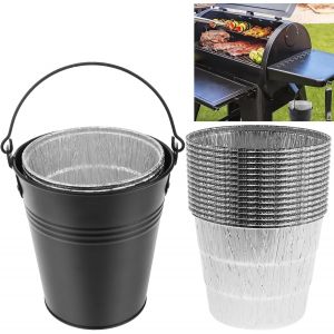 Ulteronixshop-Lot de 15 sacs &agrave; graisse en alliage de fer antirouille - Compatible avec Traeger s&eacute;rie 20/22/34 - 15 x 14,3 cm - Neuf