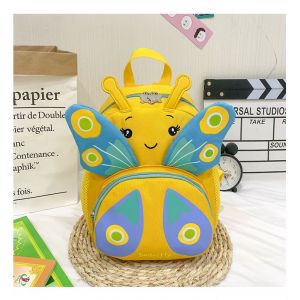 (Jaune) Sac À Dos D'école Pour Enfants Mini Sac D'école Primaire Sac De Voyage Imperméable Sac À Dos Préscolaire Pour La Maternelle Cadeau Pour Tout-Petits Filles 2-6 Ans - Neuf