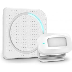 Capteur de mouvement avec alarme sonore pour entréesdétecteur de mouvement pour la maison et le commerce,Sonnette sans fil pour porte,Alarme de sécurité,Détecteur de présence - Neuf