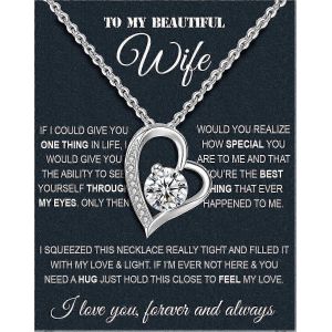 Collier Pour &Eacute;pouse, Cadeau De Mon Mari &Agrave; Ma Femme, Collier &Acirc;me S?ur Pour Femme, Bijou Pour Future &Eacute;pouse, Cadeau D'anniversaire, De No&euml;l Ou De Saint-Valentin Pour Ma Copine. - Neuf