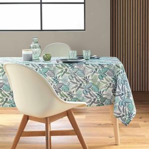 Eryi-Nappe Rectangle (145 X 240 Cm) Stylis Vert, Polyester Imprimé - Neuf