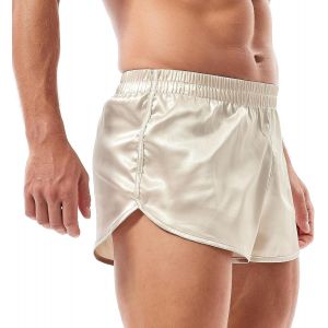 Boxer Court En Satin Pour Homme - Neuf