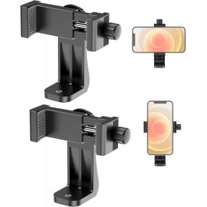 Adaptateur Tr&eacute;pied Smartphone Support Telephone pour Trepied Support Vertical de Smartphone avec Montage Tr&eacute;pied 1/4 Clip de Phone - Neuf