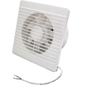 Ventilateur de salle de bain 150mm avec clapet anti-retour,ventilateur tubulaire 156m / h pour garage de salle de bain - Neuf