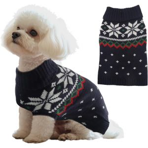 Jgd-Manteau Petit Chien, Manteau Chihuahua, Pull Pour Chien Noel, Pull-Overs Pour Chiens Pour Chiots De Petite Et Moyenne Taille, Tricot Doux, Plusieurs Tailles Disponibles - Neuf