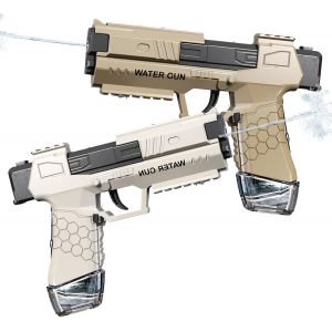 Kal-Pistolet A Eau Enfant,2 Pi&egrave;ces Mini Pistolets &Agrave; Eau,Pour Enfants,Avec R&eacute;servoir,Puissant Pour Enfants,Pour La Piscine Ext&eacute;rieure Et La Plage - Neuf