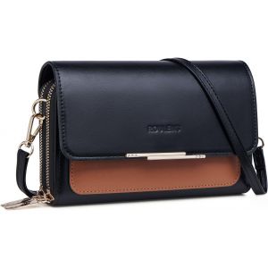 KALANKA-Sac Téléphone Portable Femme - Petit Sac Bandoulière Femme - Sac à Bandoulière Femme en Cuir PU - Sac À Bandoulière Petit avec Réglables Bandoulière - Neuf