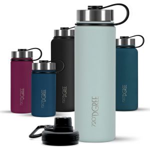 Bouteille Isotherme ""Nolimit"" - 410ml, 530ml, 710ml, 950ml, 1200ml | Gourde En Acier Inoxydable D'eau, Th&eacute;, Caf&eacute;, Jus, Boisson Chaud Ou Froid | Premium De Isol&eacute;e Sous Vide +Sport-Couvercle - Neuf