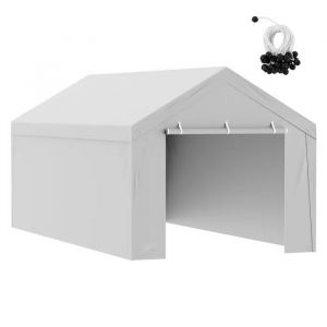 Auvent Remplacement-Duoku-Pour Abri D'auto 10' X 20'-B&acirc;che Robuste Et Imperm&eacute;able Pour Tente De Garage Prot&eacute;g&eacute;e Contre Les Uv - Neuf