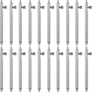 Kal-Paquet De 20 Tiges À Ressort De Bracelet De Montre De 22 Mm, Goupille De Bracelet De Montre De 22 Mm, Pince À Tige De Ressort De Bracelet De Montre, Kit De Broches De Bracelet De Montre - Neuf